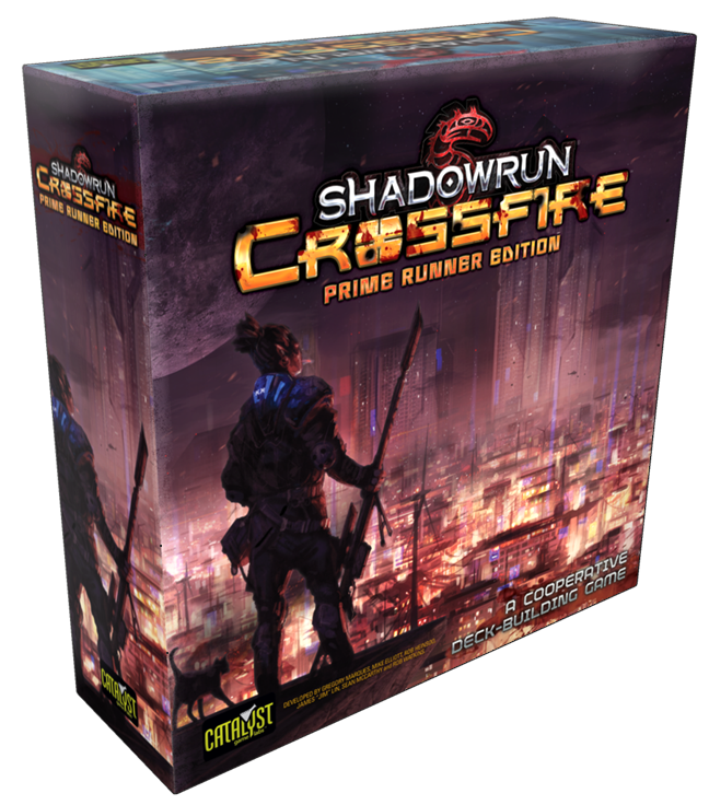 Shadowrun Crossfire Cooperative Deck Building Game- Complete Catalyst  Shadow Run